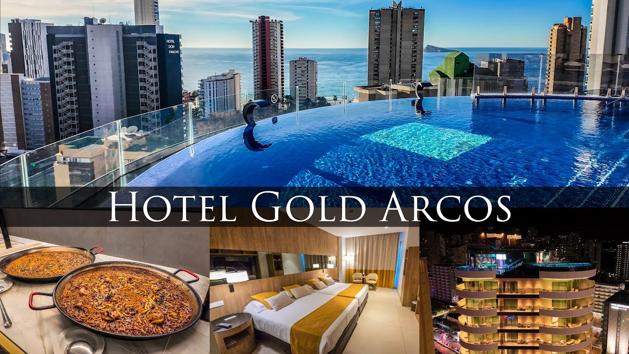 Hotel Gold Arcos 4 Sup Benidorm | We Filmed EVERYTHING (Rooms, Food, Pool, Beach)