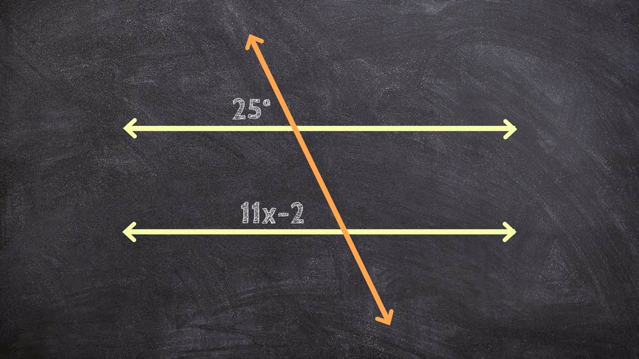 Applying the Relationship of Corresponding Angles to Find the Value of x