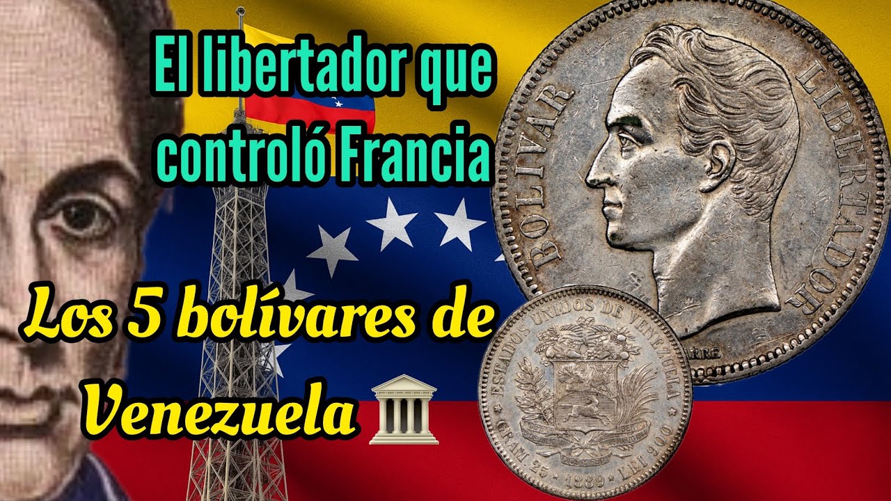 El Libertador Franc&eacute;s 🇫🇷 | La Historia de los 5 Bol&iacute;vares de Venezuela 🇻🇪 #numismatica #venezuela 
