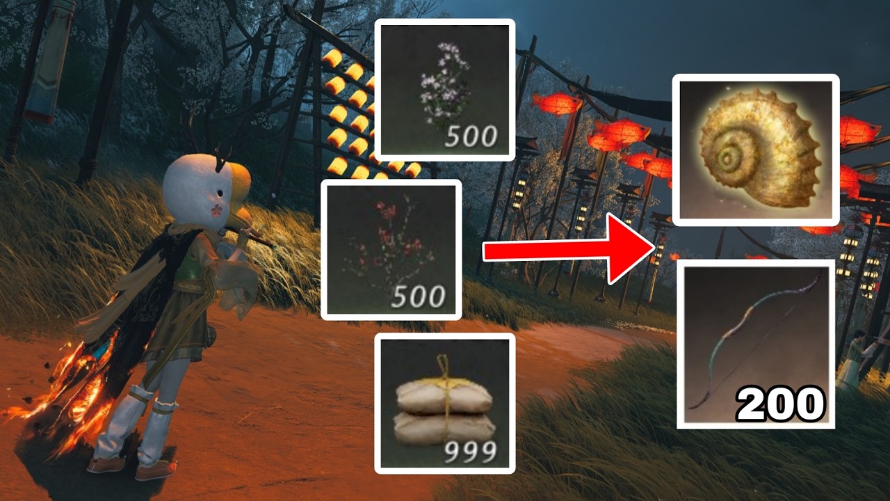 16 MIN SPEEDRUN! Crafting 200 Level 81 Golden Bows & Gold Tune Secret (WWM)