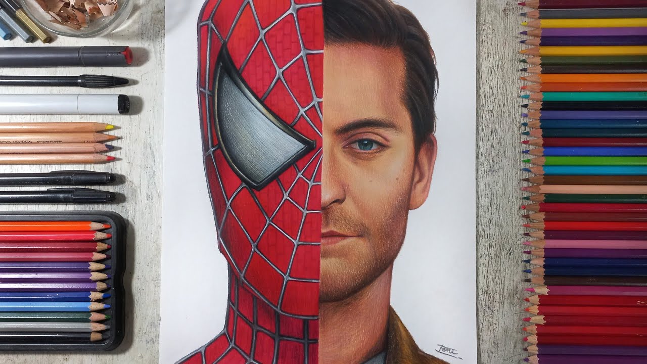 Drawing Spider-Man: No Way Home (Tobey Maguire) | Fame Art