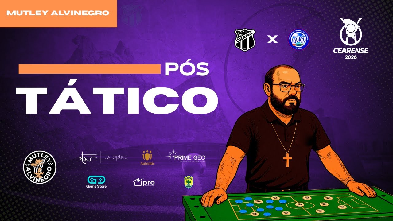 PÓS-TÁTICO: CEARÁ 1 X 1 IGUATU - ADAPTANDO AO JOGO DO MOZART, MAS PRESCISA DE DESEMPENHO INDIVIDUAL!