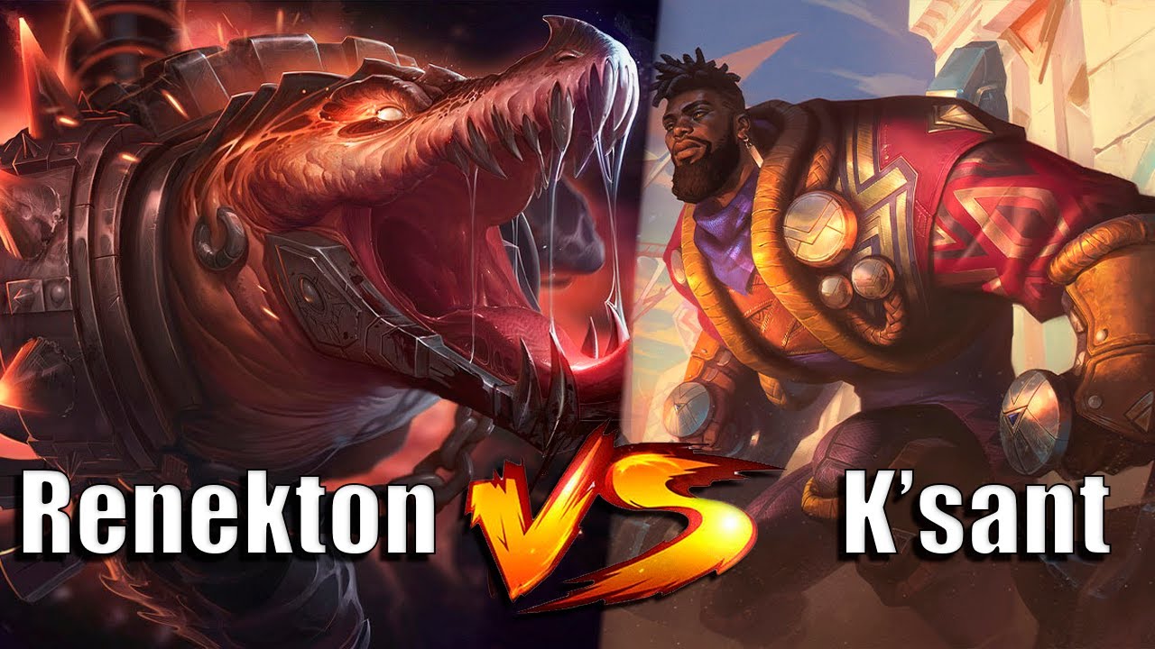 Tive que enfrentar um K'sant de Renekton logo quando voltei a jogar LoL | League of Legends