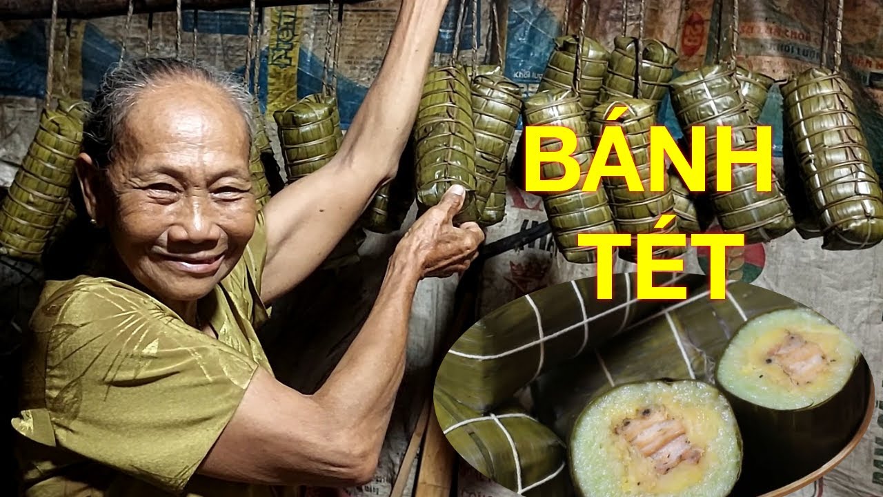 Gói Bánh Tét Cùng Nội_ Cách Gói Bánh Tét// Trần Ngọc Phụng TV