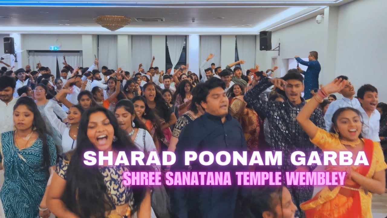 Sharad Poonam Garba 2023 | Shree Hindu Sanatana Mandir | Wembley London