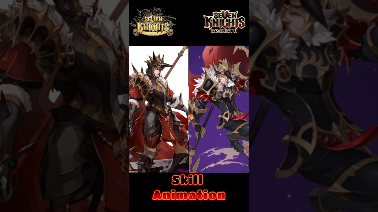 Dellons Skill Animation Old VS Rebirth - Seven Knights Rebirth #netmarble #sevenknightsrebirth