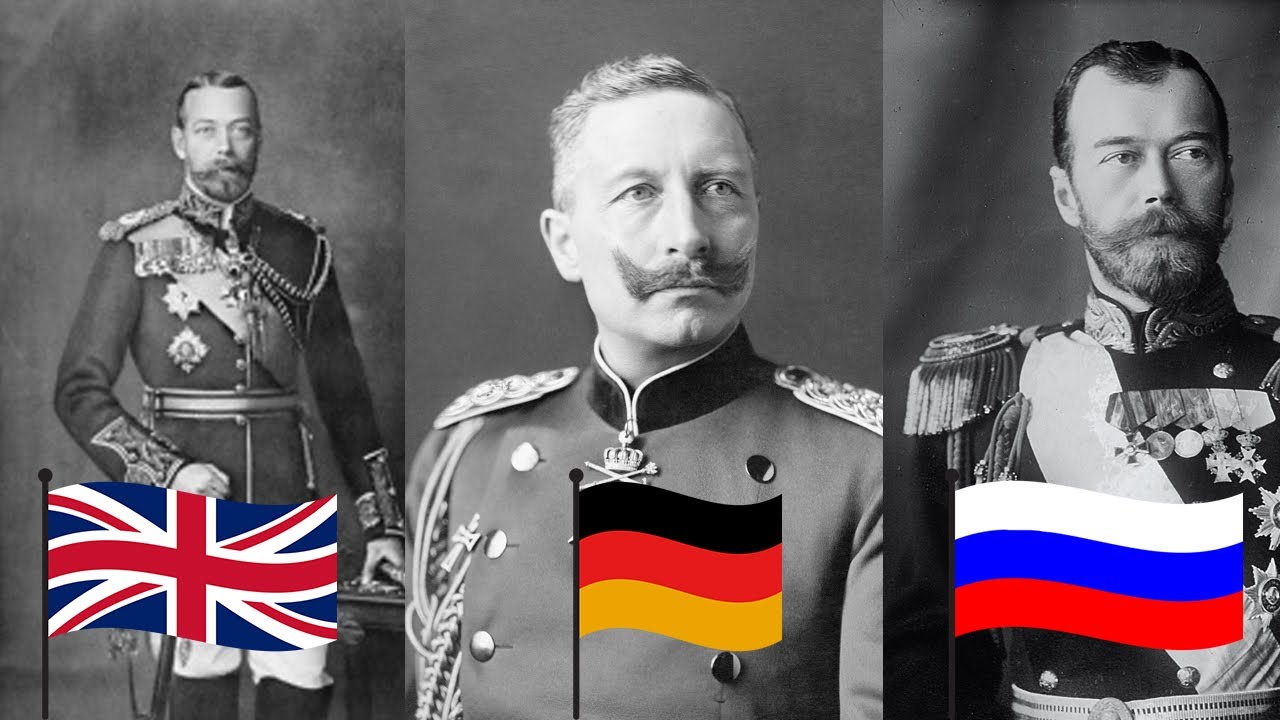 How the leaders of Russia, Germany and the Great Britain were all COUSINS during WW1
