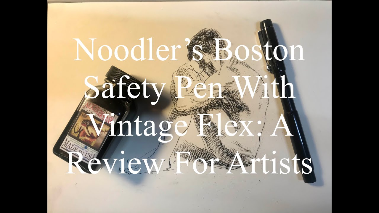 Boston Safety Pen: современная ручка с винтажным гибким пером.