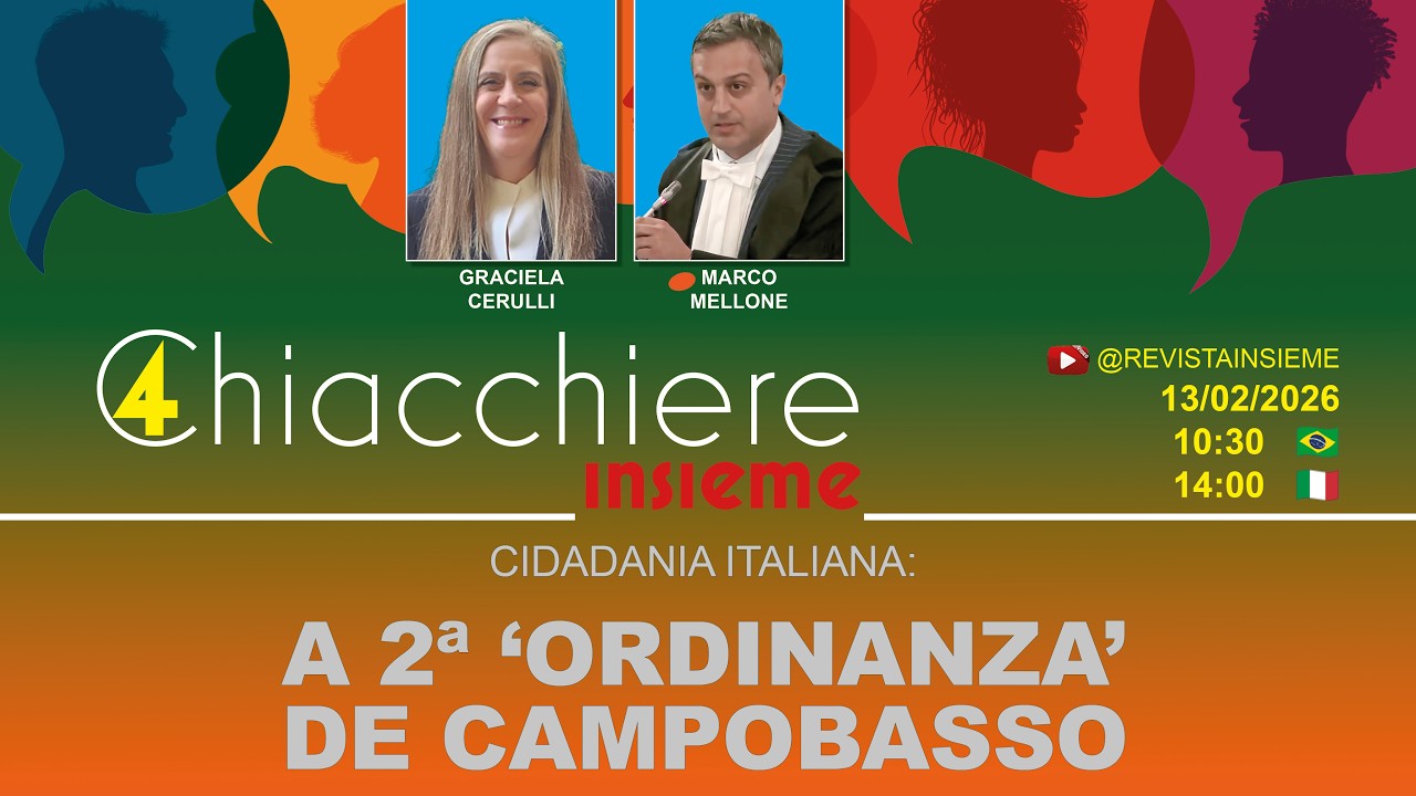 NSIEME AO VIVO | Quatro ordinanze contra o Decreto Tajani: a nova decisão de Campobasso