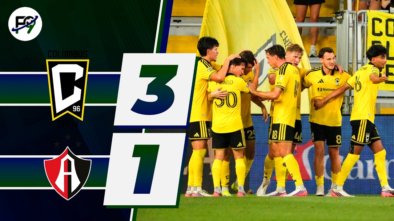 ⚽ COLUMBUS CREW VENCE 3-1 A ATLAS POR FECHA 1 DE LEAGUES CUP 2026🏆