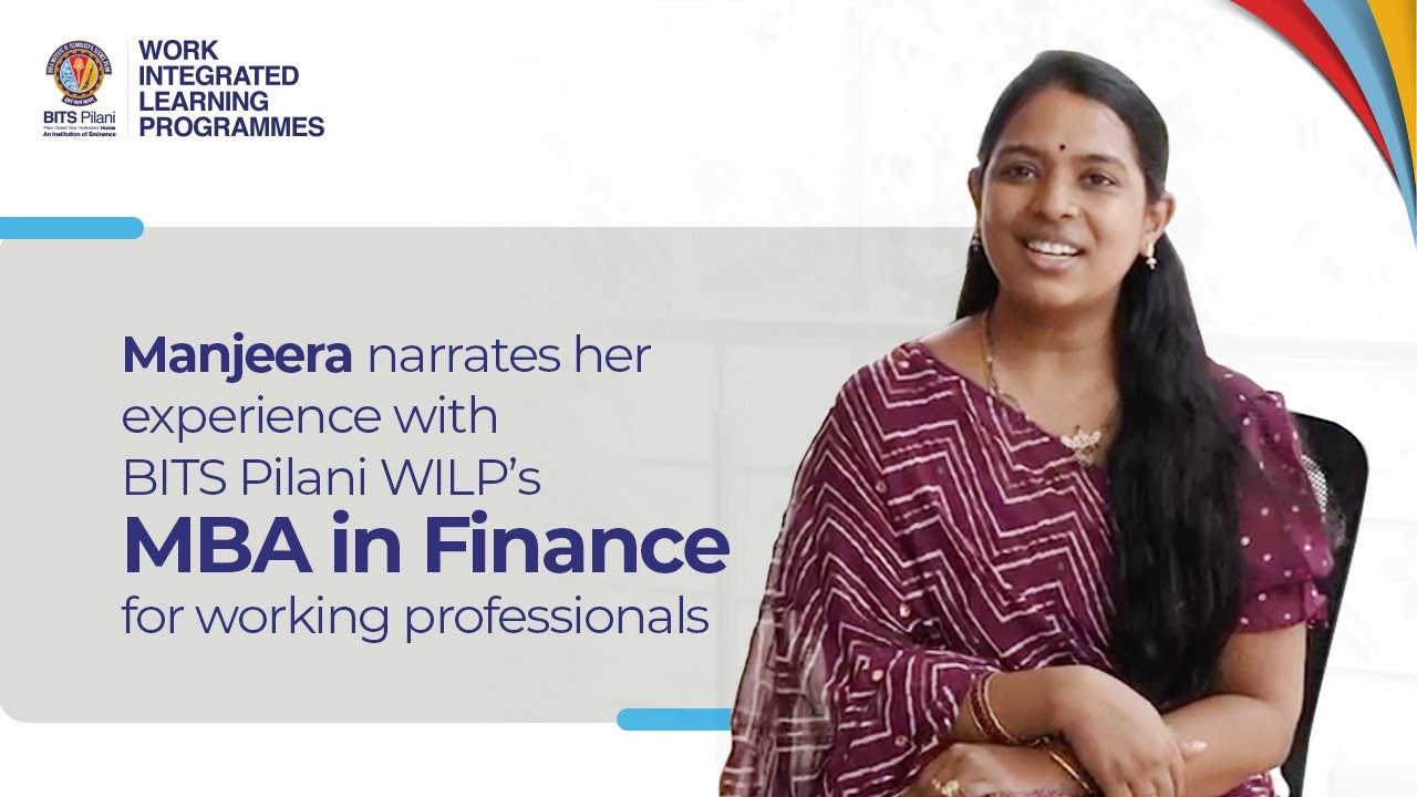 Manjeera’s Inspiring MBA Journey with BITS Pilani WILP | Balancing Career, Family & MBA