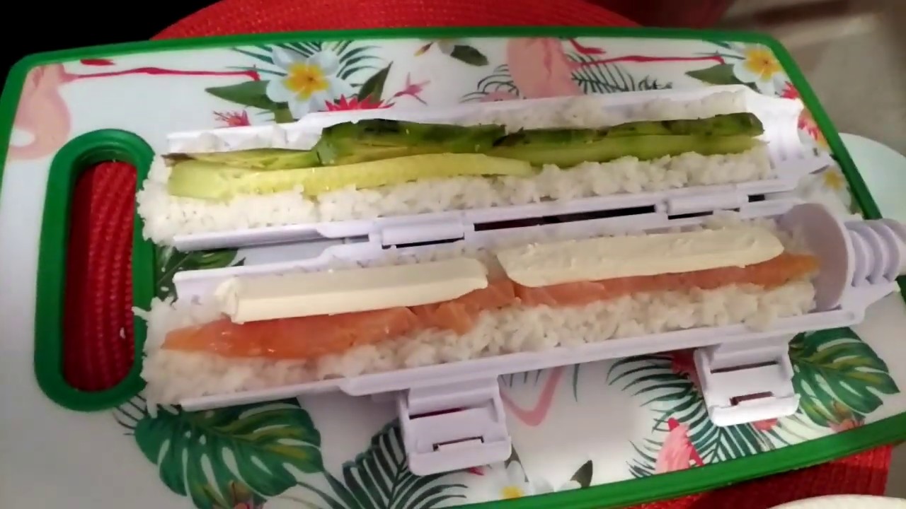 Делаем суши дома с помощью машинки / We do sushi at home with the help of machines