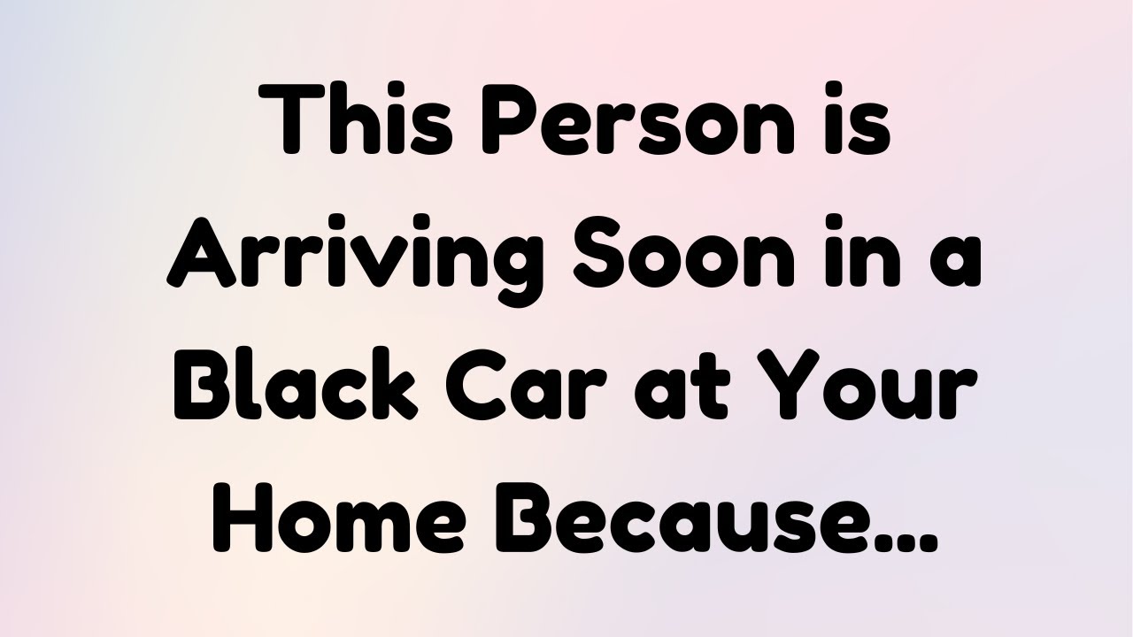💌This Person is Arriving Soon in a Black Car at Your Home Because... || Soulful Manifestation