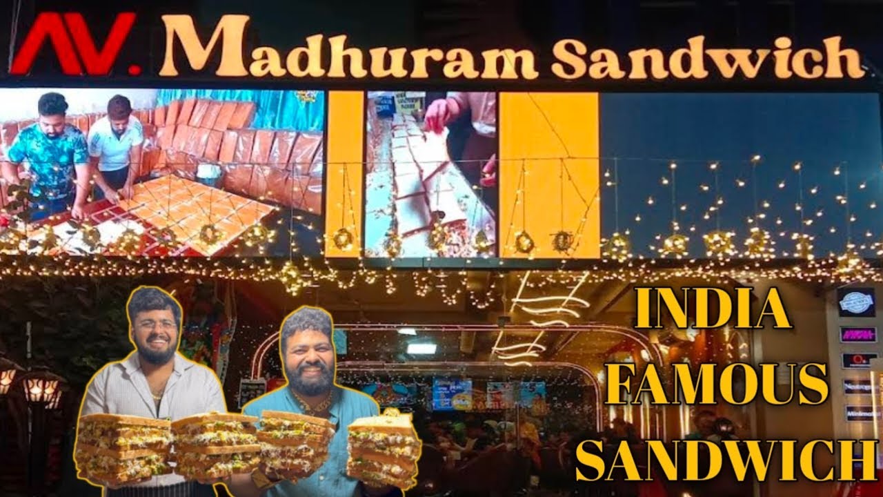 India's most famous sandwich in Indore... 🤤