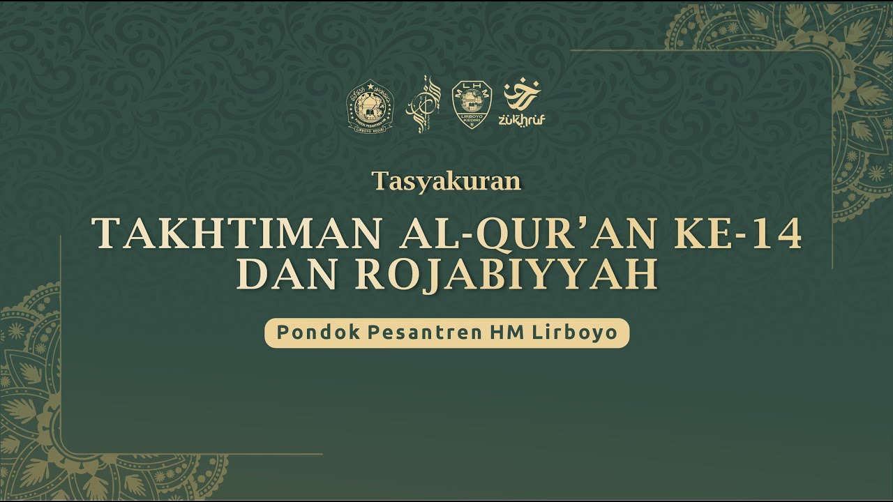 🔴 LIVE - TASYAKURAN TAKHTIMAN KE-14 DAN ROJABIYYAH | PONDOK PESANTREN HM LIRBOYO