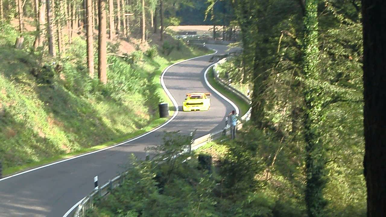 Opel Kadett C Coupe V8 GTR Hovemann Yellow Psycho 3 Bergrennen Osnabr&uuml;ck 2014 Hillclimb