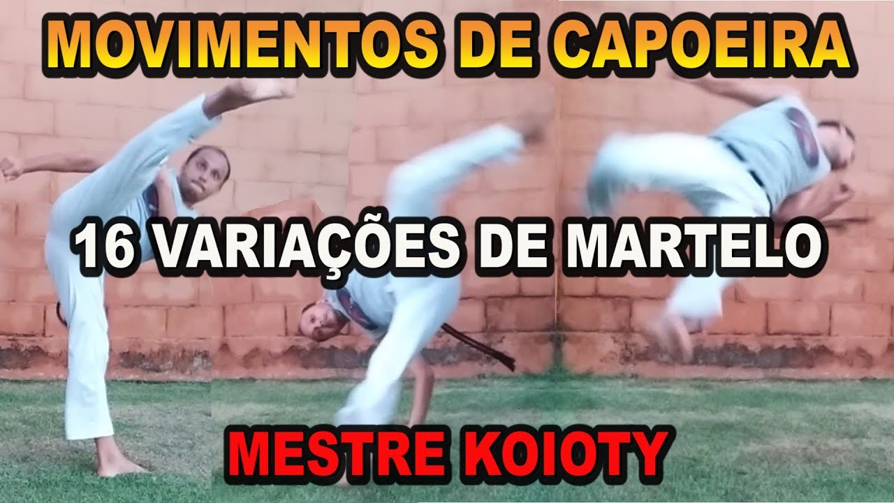 16 variações de Martelo - Movimentos de capoeira - Mestre Koioty - Capoeira Herança de Zumbi