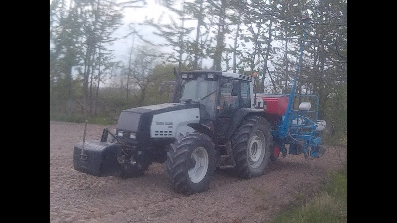Siew kukurydzy 2016 I Valtra 2x Ursus Monosem |