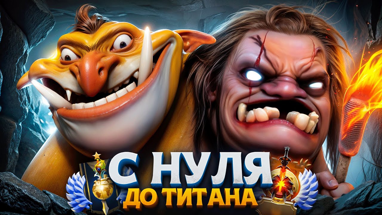 С НУЛЯ ДО ТИТАНА — ПЕЩЕРНЫЕ ЛЮДИ☠️