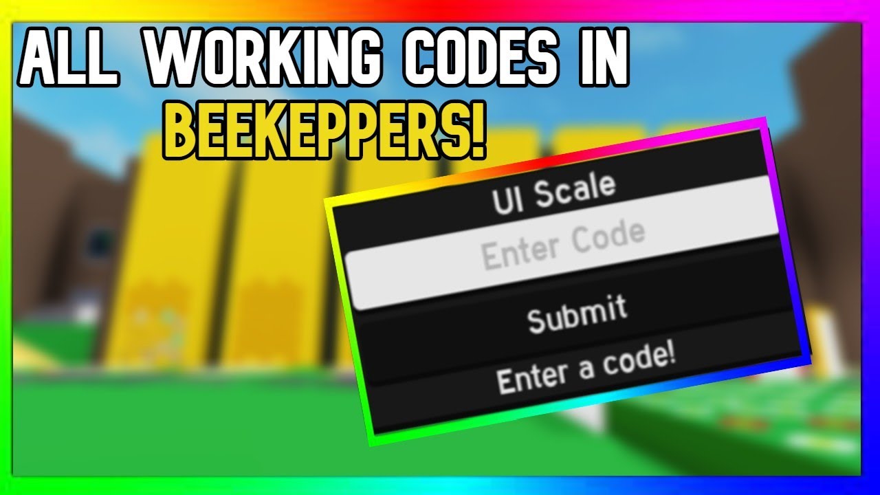 ALL WORKING CODES In Roblox Beekeepers