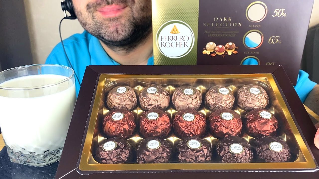 ASMR FERRERO CHOCOLATE CANDY PARTY | FERRERO ROCHER MUKBANG (EATING SOUNDS) EATING SHOW