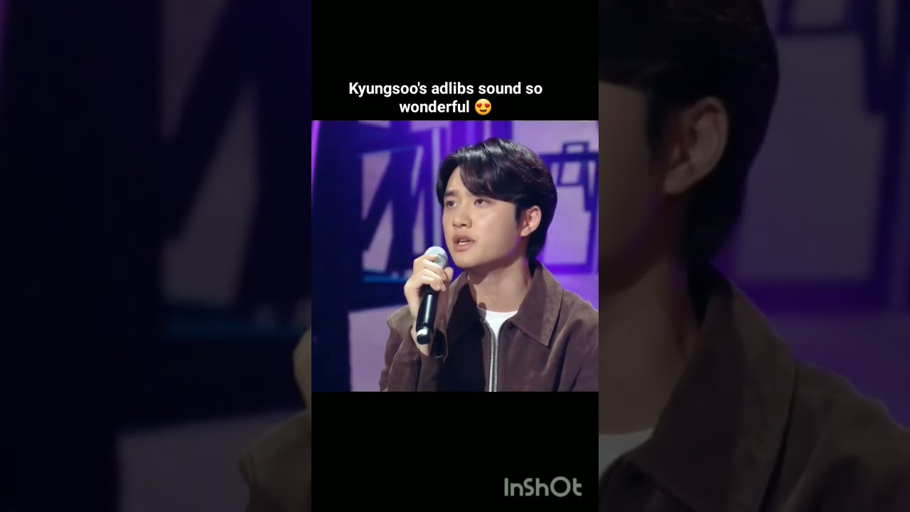 kyungsoo's adlibs in the live version of 