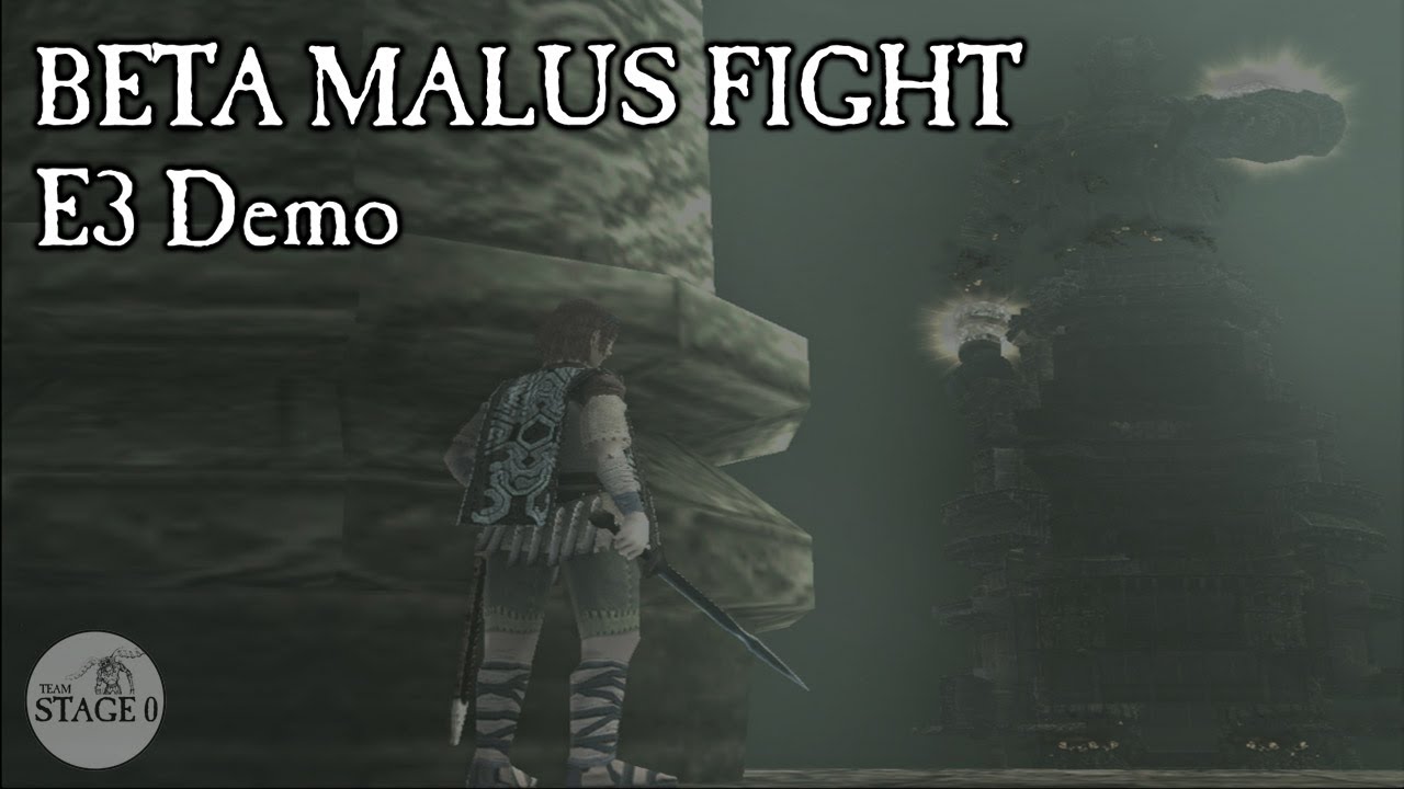 Shadow of the Colossus: E3 Demo Beta Malus Gameplay