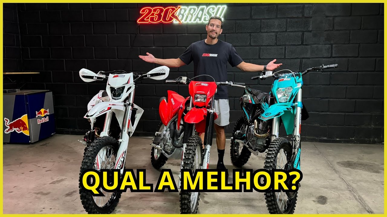 MXF 270F, KINGGER KR250 ou CRF 250F? Qual a melhor?