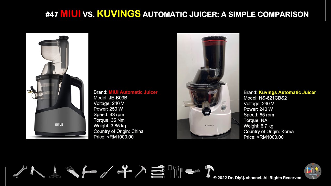 #47 MIUI vs. Kuvings Automatic Slow Juicer: A simple comparison