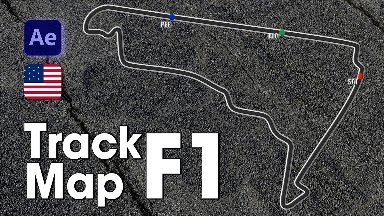 F1 Track Map in After Effects - Tutorial