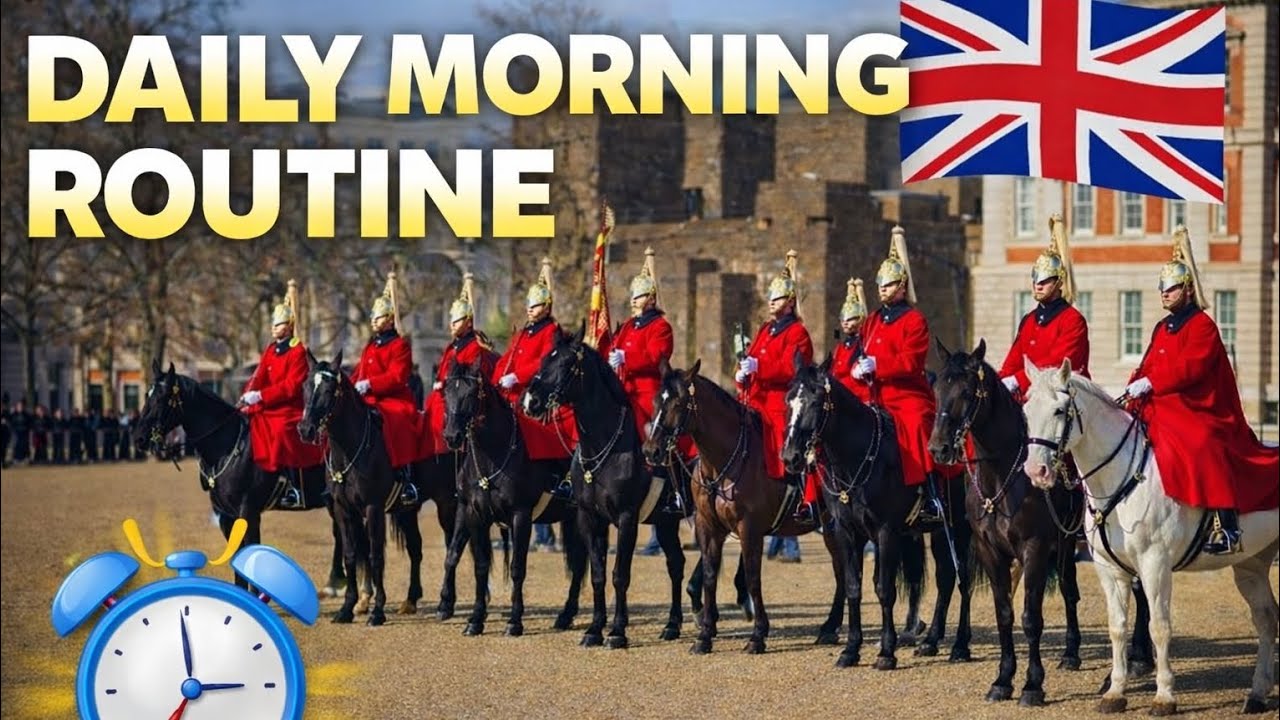 Royal Horse Guards Daily Morning Routine 🇬🇧🐎