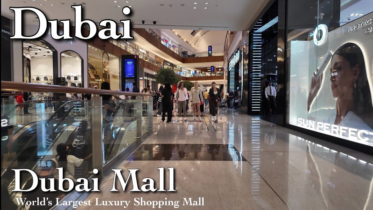 Dubai 4K | Amazing Dubai Mall , Most Luxurious Walk In The World Fashion Avenue 