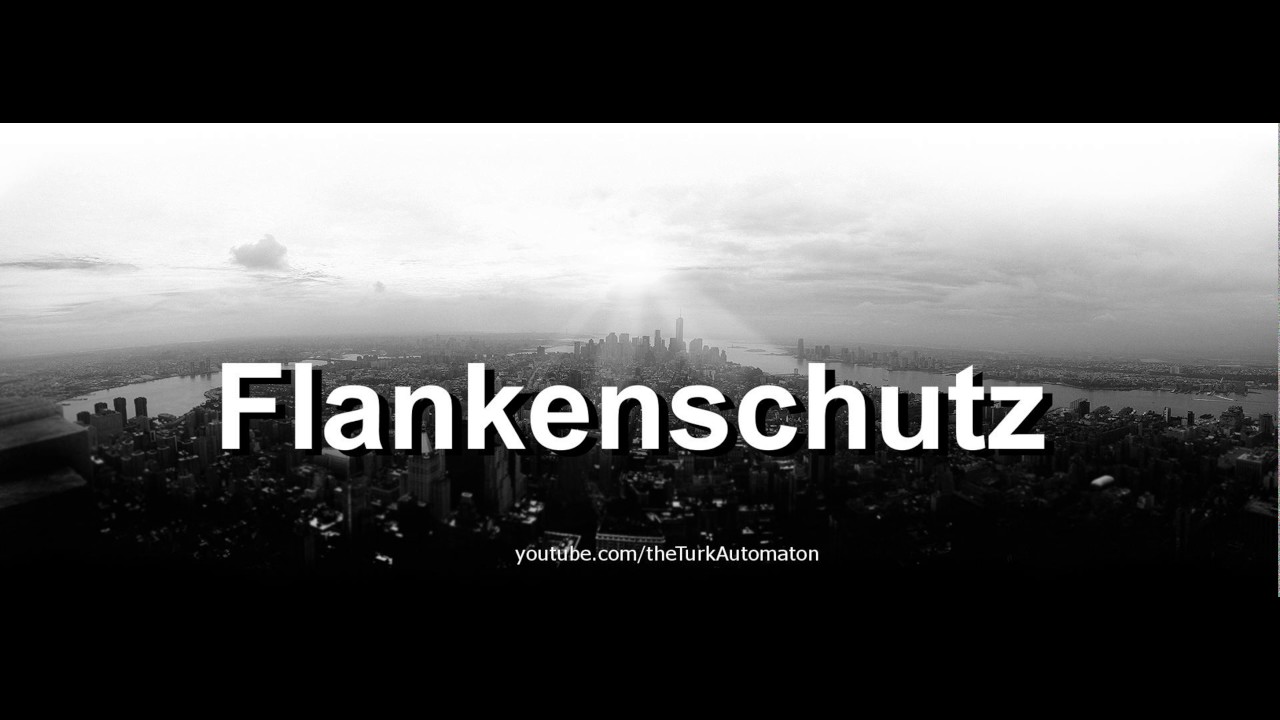 Как произносится Flankenschutz на немецком языке?