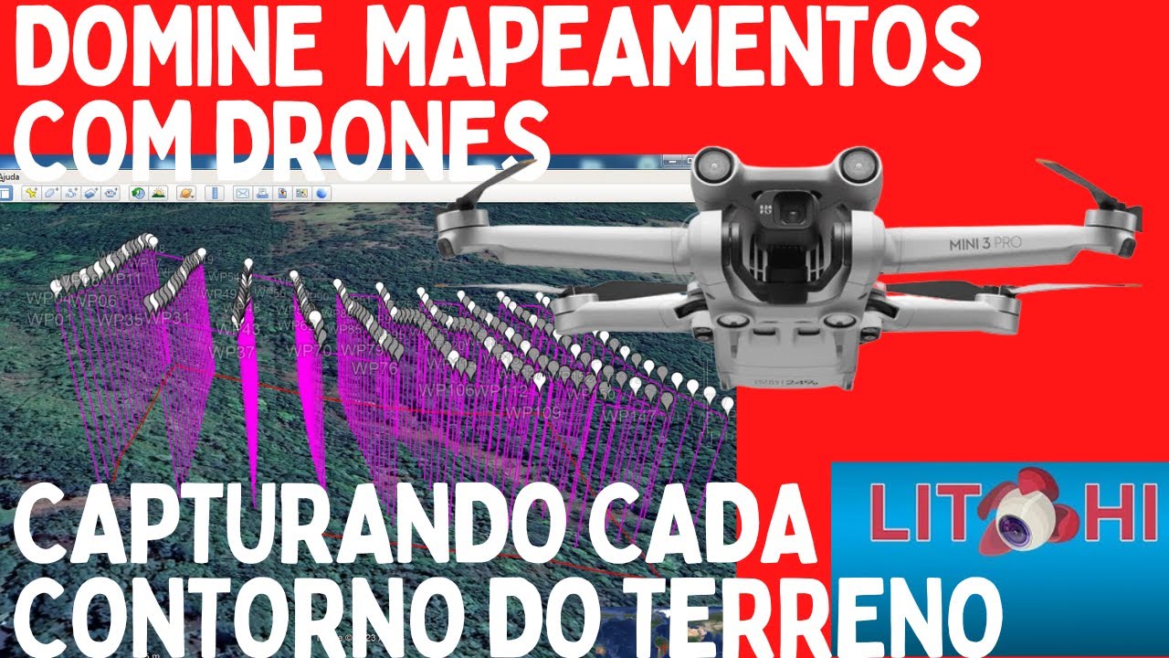 Mapeamento  com Drones,  Segredos do Litchi Revelados 
