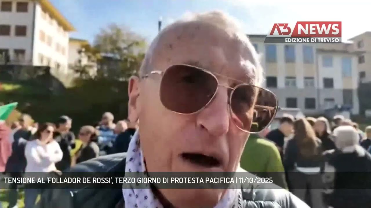 TENSIONE AL 'FOLLADOR DE ROSSI', TERZO GIORNO DI PROTESTA PACIFICA | 11/10/2025