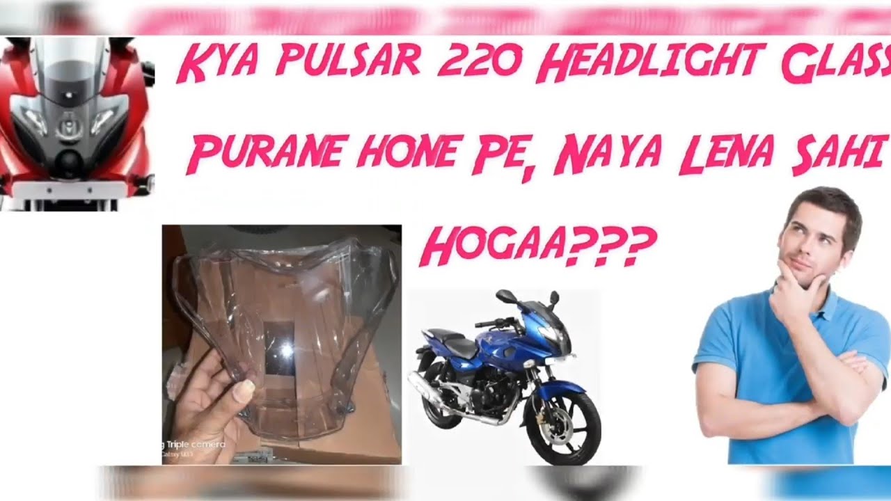 BAJAJ PULSAR 220F Headlight Glass |Review |Unboxing |Bajaj Spare Parts|Modified Bike Spare Sparts,