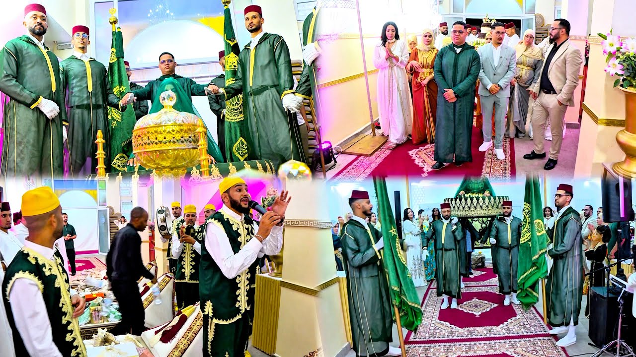 عرس حمزة🎉🎊لعروسة فالعمارية القاعة مولعة👑 والعائلة فرحانة🎉