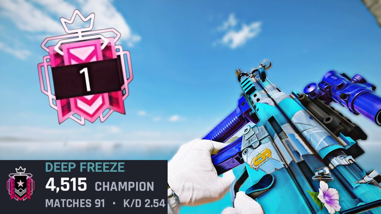 BEST 2.5KD CHAMPION NO RECOIL SETTINGS - Rainbow six siege