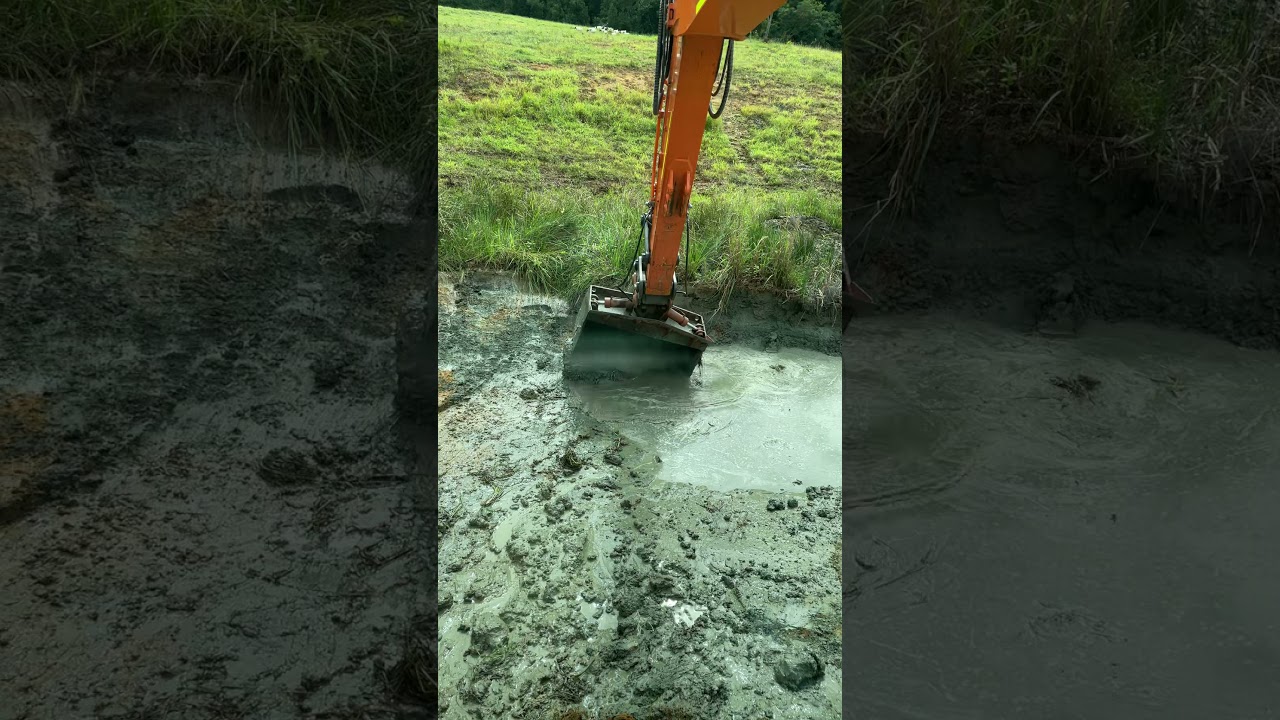 Dam cleaning out