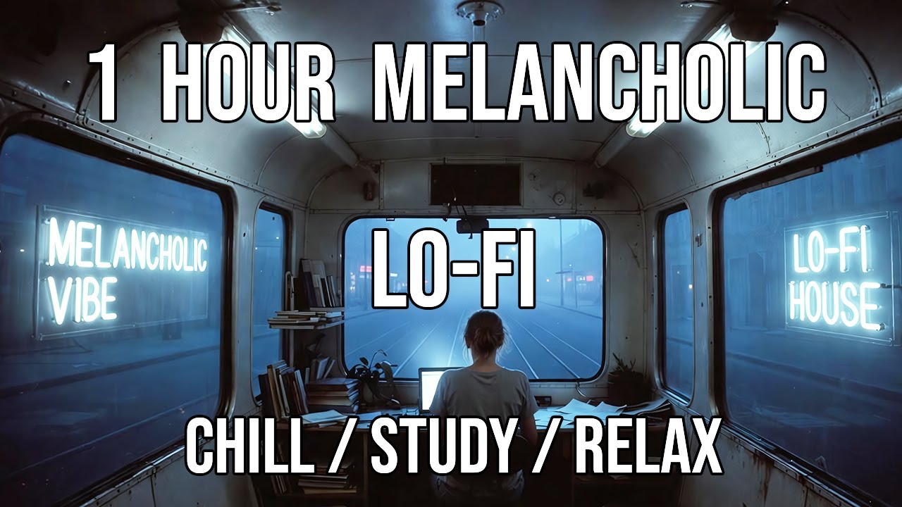 POVEL LO-FI – 1 Hour Melancholic Lo-Fi Hip Hop | Rainy Nights & Sad Vibes 🌧️💙📚