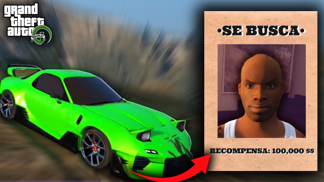 Me Convertí en el Más Buscado por Robar un Auto Ilegal Gta Rp