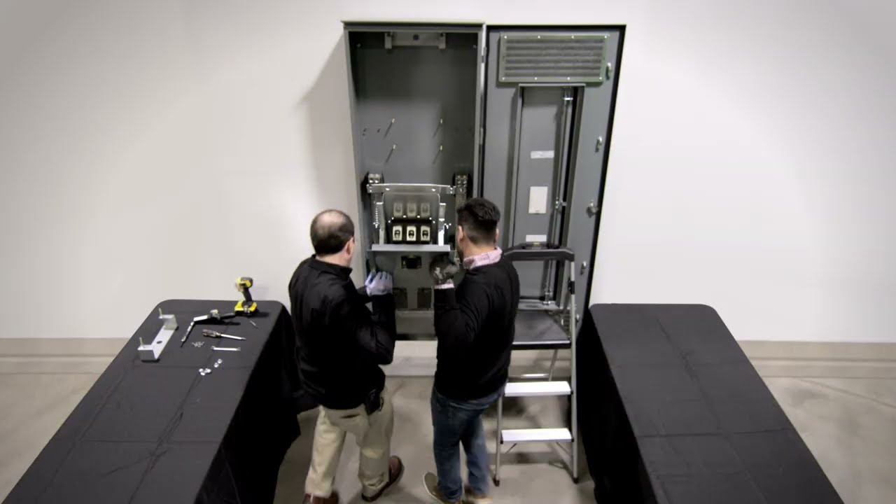 Installing NFN6CR Condo Riser Neutral Assembly to NQ/NF Panelboards (MHxxD9VWP Vented NEMA 3R Encl)
