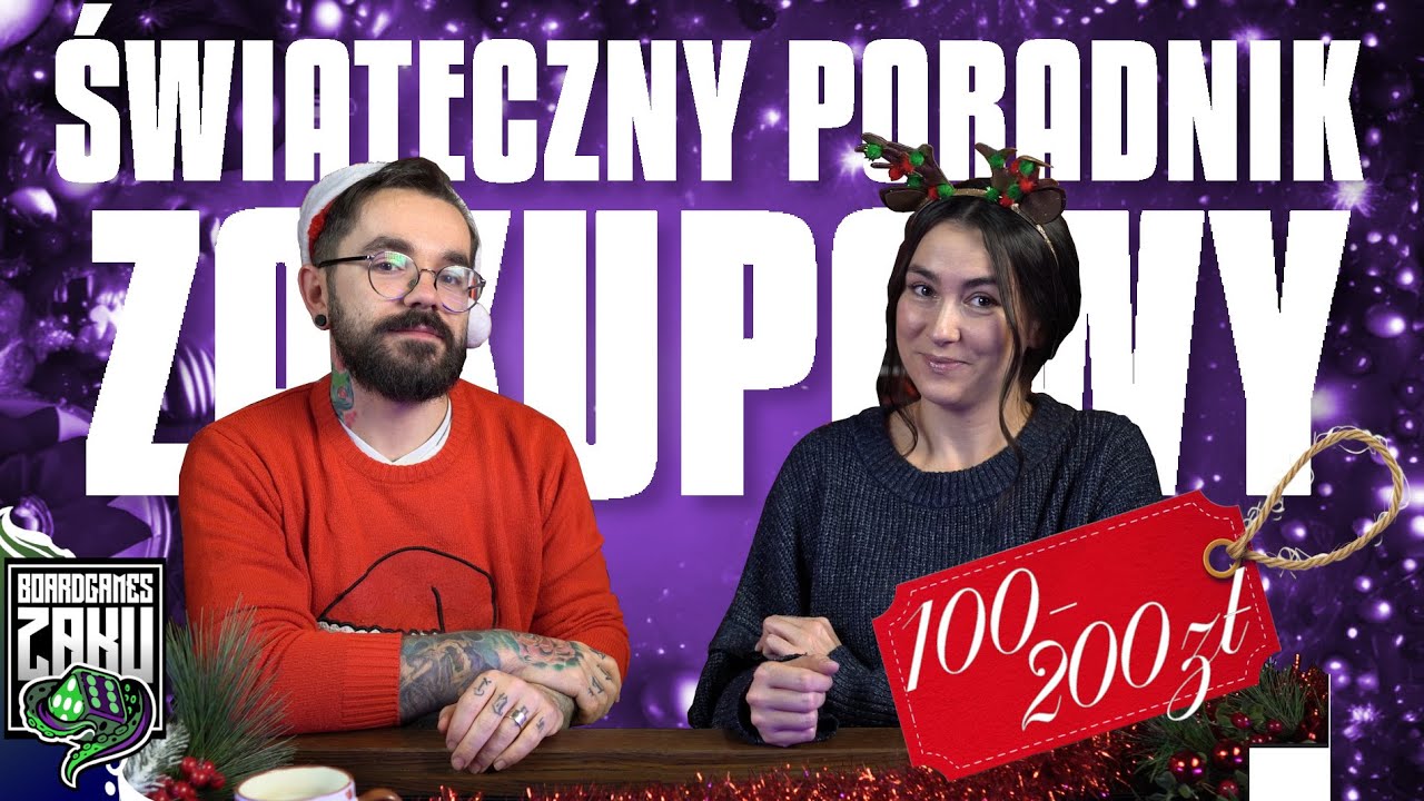 Świąteczny Poradnik Zakupowy 2024 - Gry Planszowe  100-200zł  | GRY PLANSZOWE NA PREZENT POD CHOINKĘ