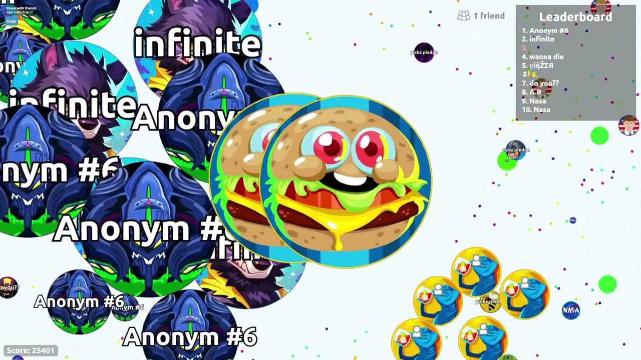 They Accumulate Mass to Make Me Even Bigger 😅 Agar.io Solo Gameplay