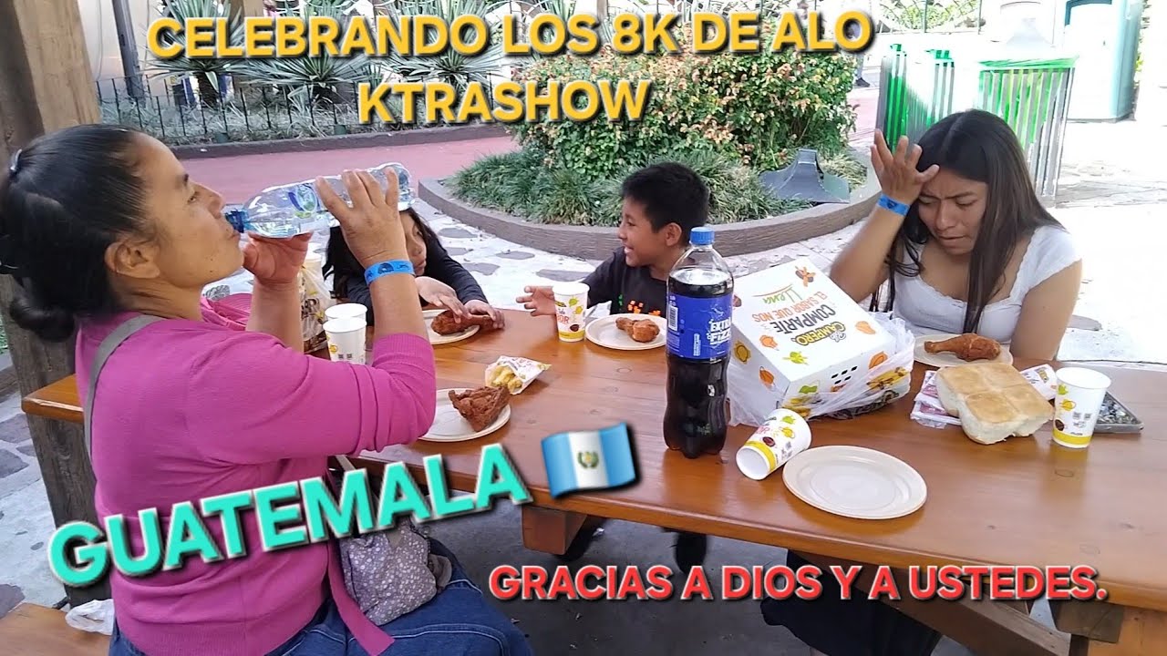 Guatemala celebrando los 8000 suscriptores gracias a Dios y a ustedes. 8k
