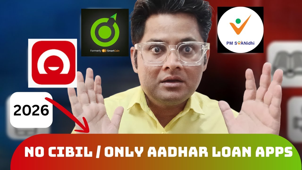 TOP 5 INSTANT LOAN APPS 2026 🔥| LOW CIBIL SCORE | AADHAAR CARD LOAN