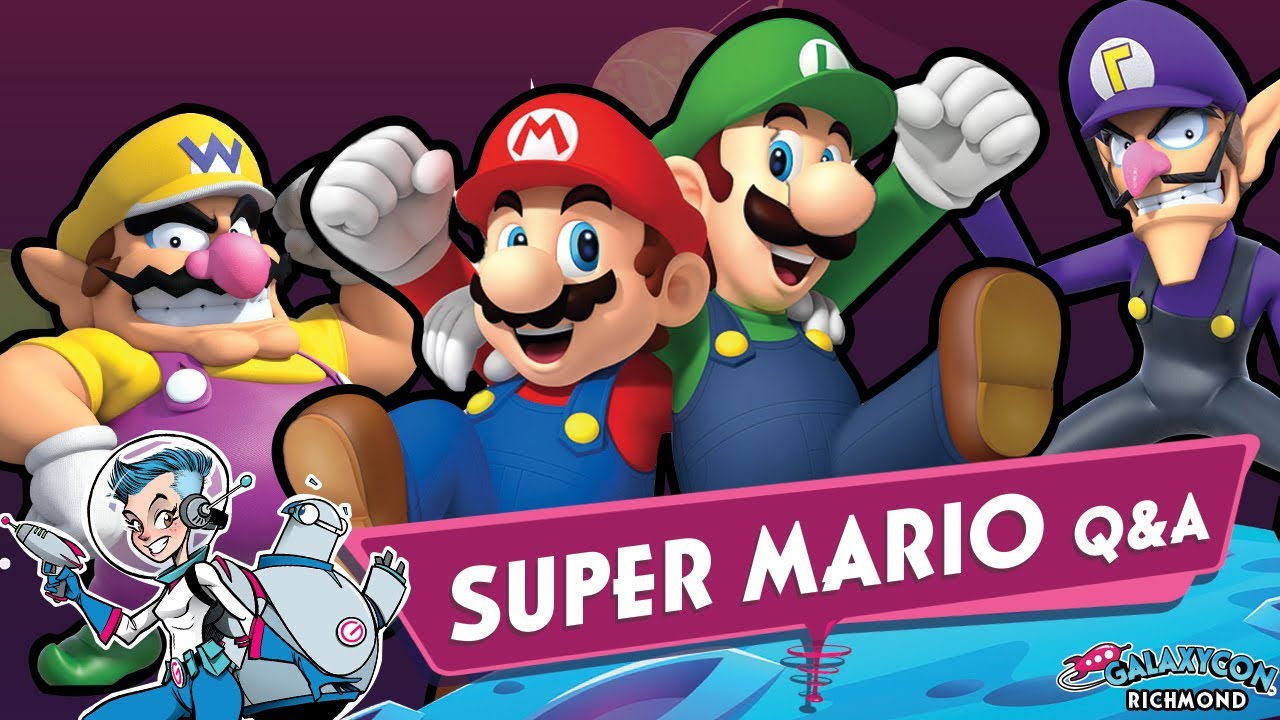 Super Mario Q&A at GalaxyCon Richmond 2020