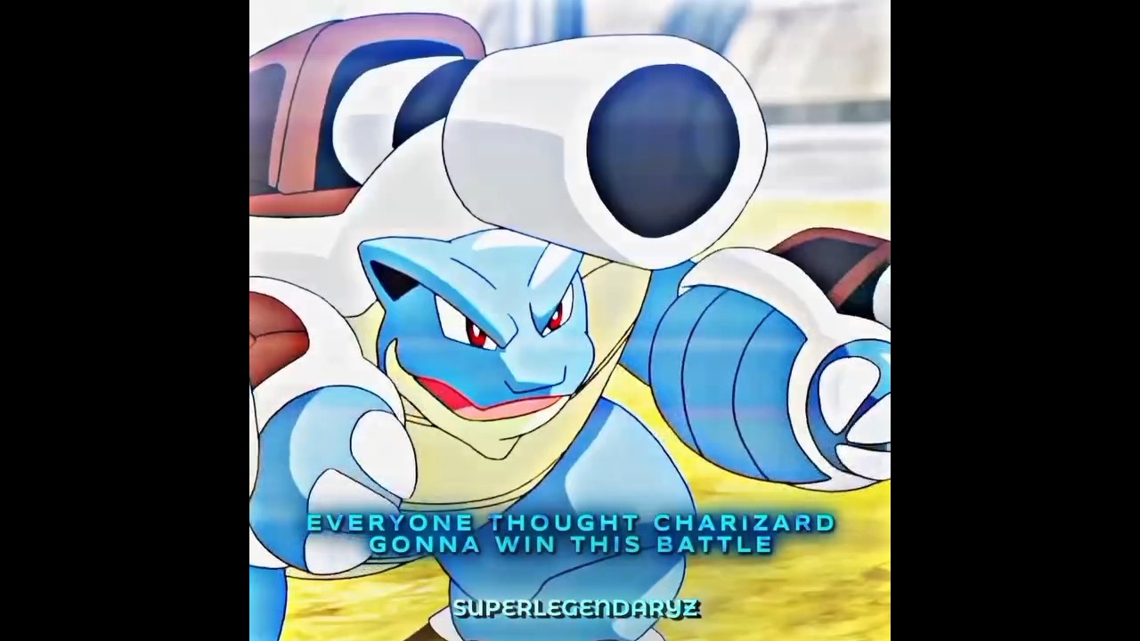 Charizard Vs Blastoise 💀 | Pokemon edit | #trollface #pokemon #shorts
