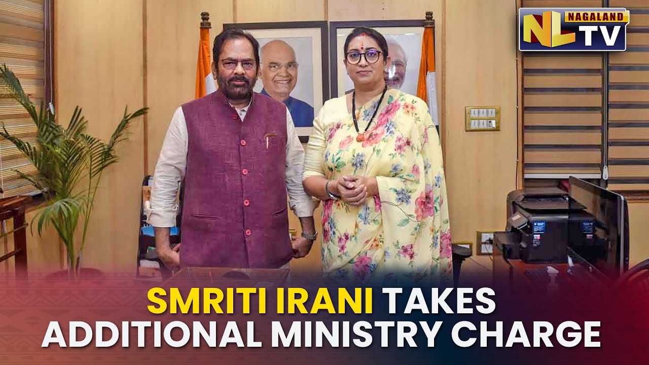 SMRITI IRANI TAKES CHARGE OF MINISTRY OF MINORITY AFFAIRS