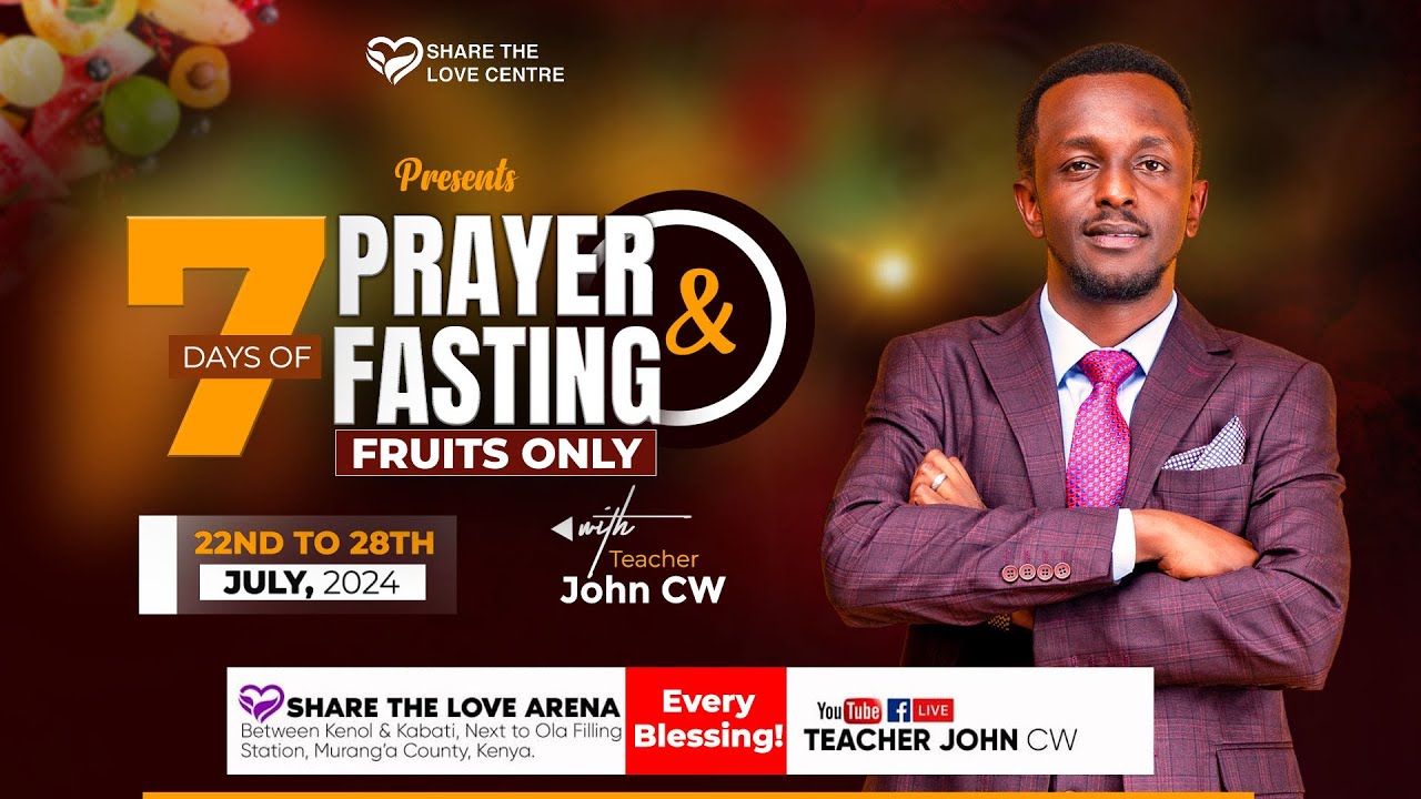 DAY 06 OF 7 DAYS OF PRAYERS & FASTING WITH TR.JOHN CW ||27-07-2024
